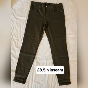 Liverpool Women's Olive Green High Rise Skinny Jeans/Pants from Stitchfix